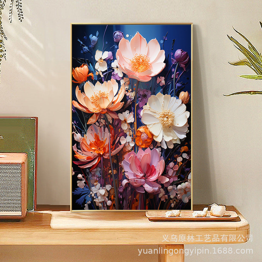 Dreamy Floral Diamond Painting – Elegant Nature’s Beauty