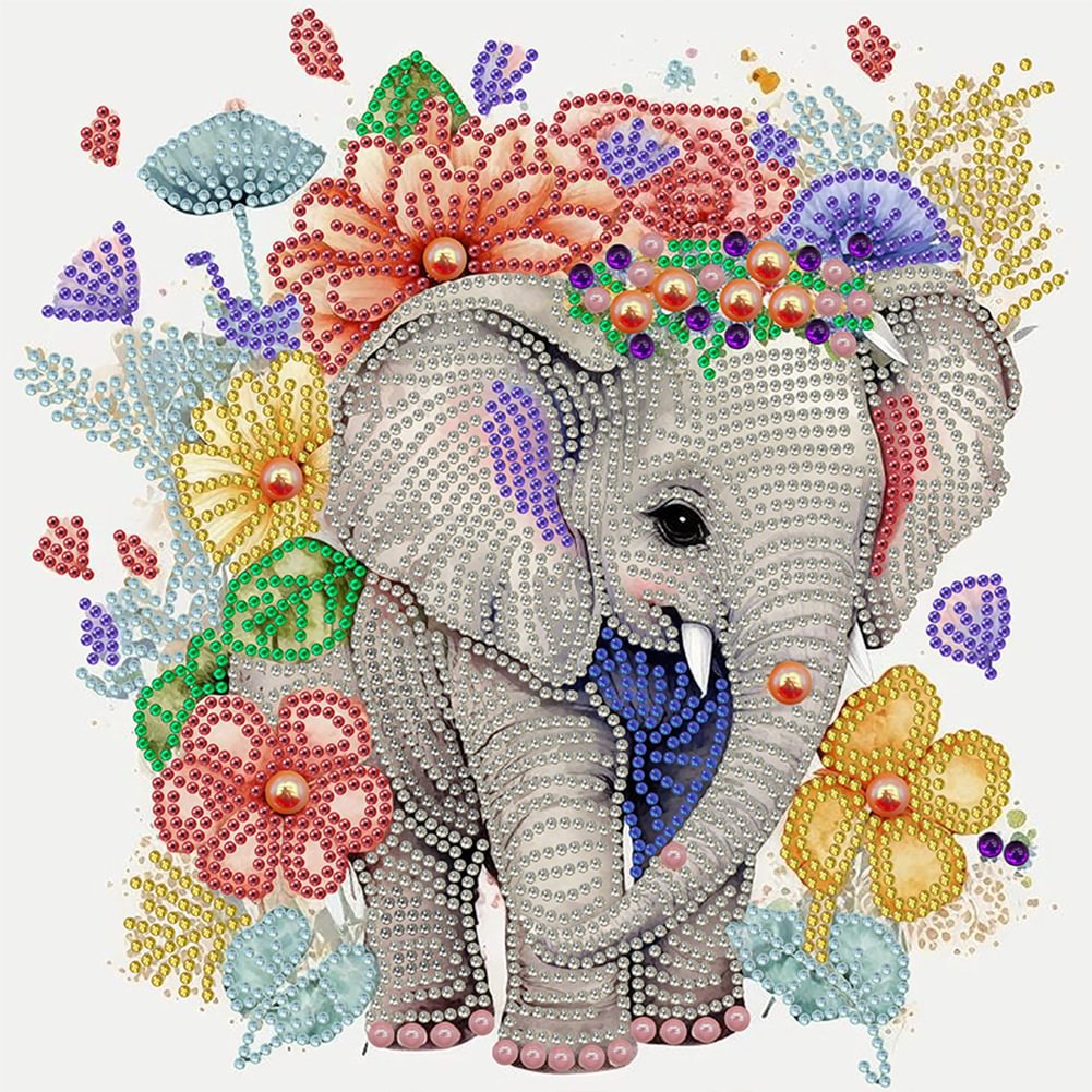 Dreamy Elephant Diamond Painting: A Perfect Blend of Nature and Fantasy for Your Home Decor