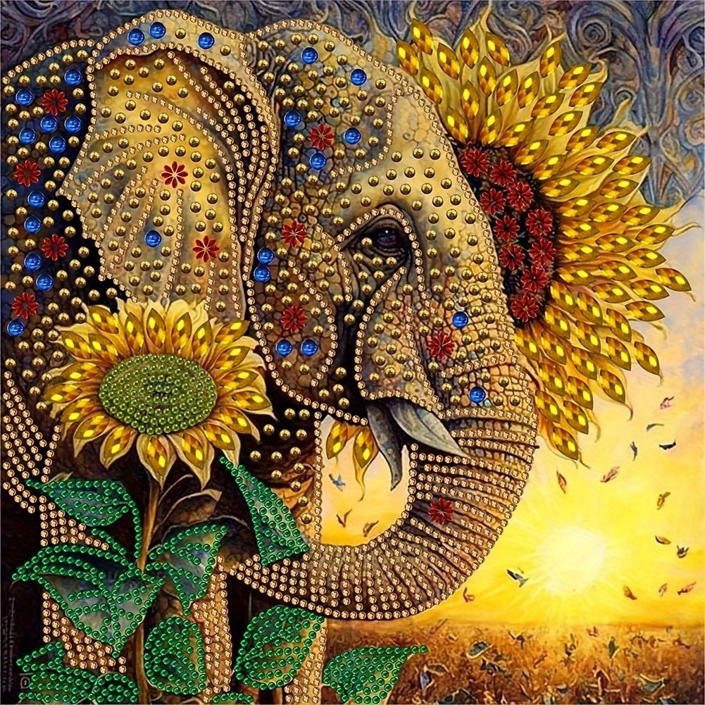 Dreamy Elephant Diamond Painting: A Perfect Blend of Nature and Fantasy for Your Home Decor