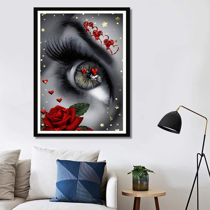 Romantic Gaze – Love and Roses Diamond Painting