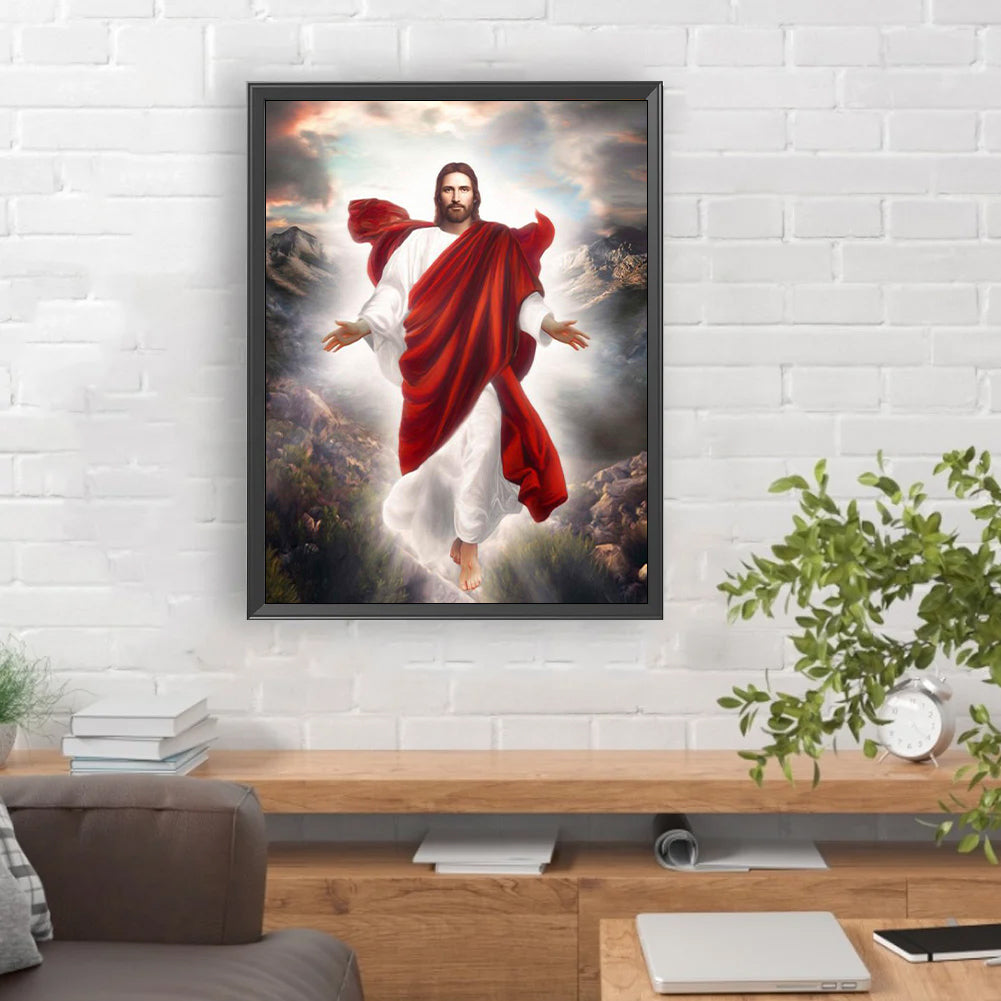 Jesus Glorify Me, 5D diamond painting, Multiple Size, Square and Round