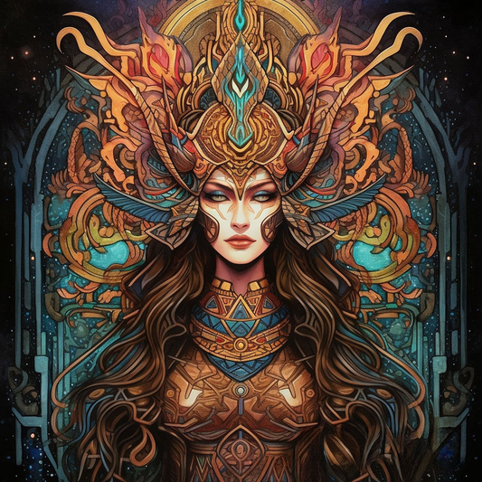 Mystical Queen Decorative Diamond Painting